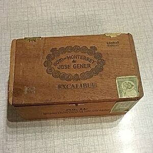 Wooden Excalibur Cigar Box